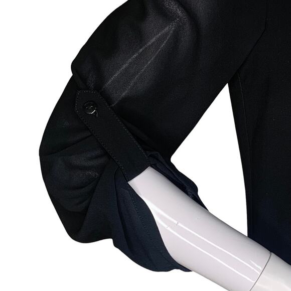 Speechless Dress Sheer Sleeve Full Lining Body Pullover Black Size S - Picture 4 of 9